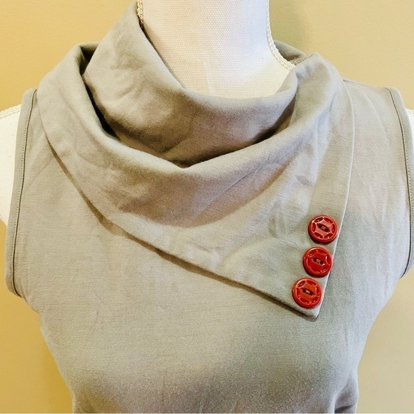 Matilda Jane Gray and Red Sheath Dress Medium - Picture 2 of 7